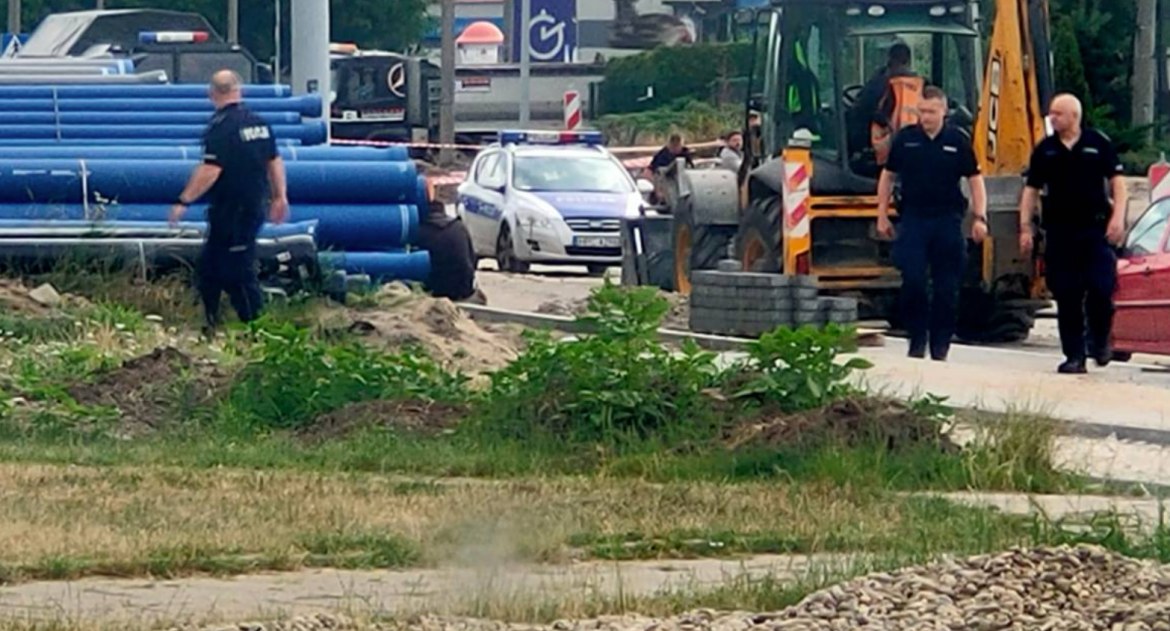 Akcja służb przy ul. Długiej w Toruniu, fot. nadesłane