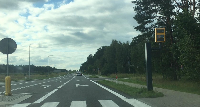 Fotoradar w Otłoczynie Fot. Oto Toruń