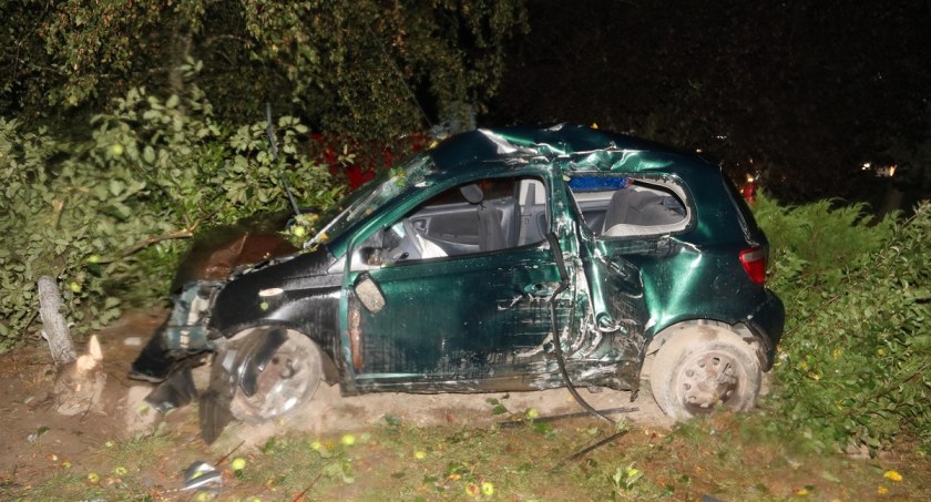 Tragiczny bilans wypadku w Wabczu, fot. policja.