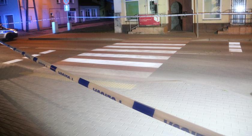 Do śmiertelnego wypadku doszło na przejściu dla pieszych, fot. KPP Aleksandrów Kujawski.