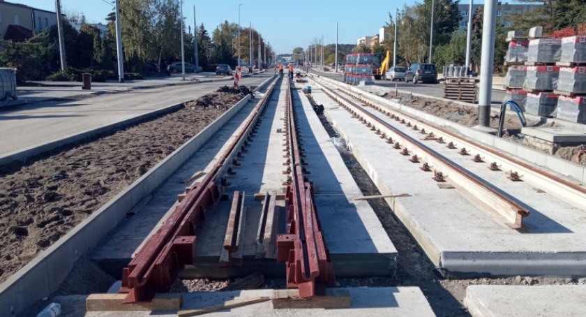 Budowa linii tramwajowej potrwa do 31 maja 2023 roku, fot. MZK Toruń.