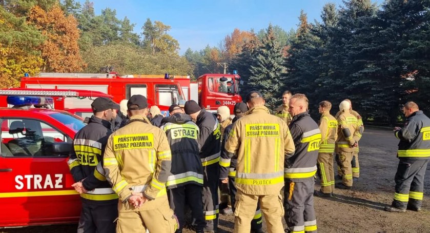 W poszukiwaniach uczestniczy 16 zastępów straży pożarnej, fot. PSP Toruń.