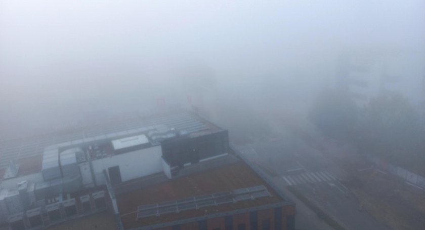 Mglista pogoda daje nam się we znaki, fot. Oto Toruń.