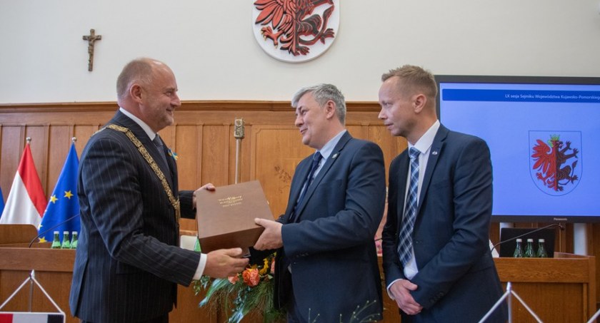 Toruń, Uroczyste podpisanie porozumienia ze szkockim Fife, fot. Mikołaj Kuras dla UMWKP