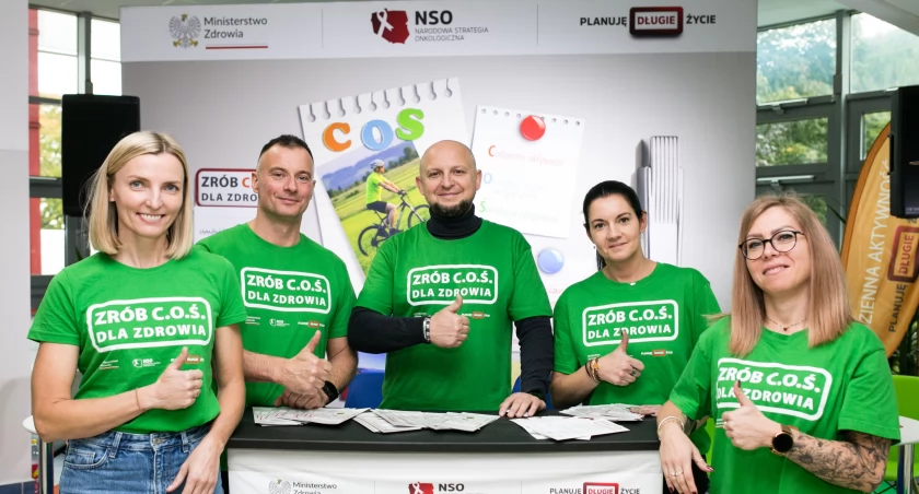 Ambasadorzy kampanii  „Zrób C.O.Ś. dla zdrowia” w Toruniu, fot. materiały prasowe