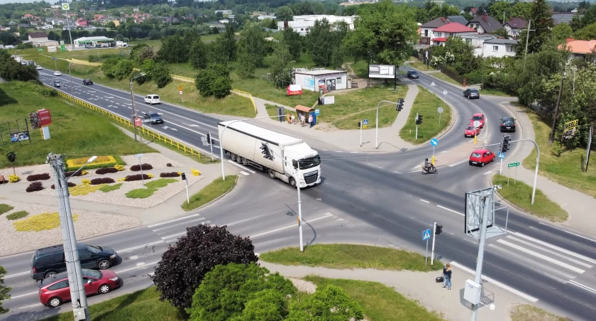 Skrzyżowanie w Lubiczu Górnym, fot. GDDKiA