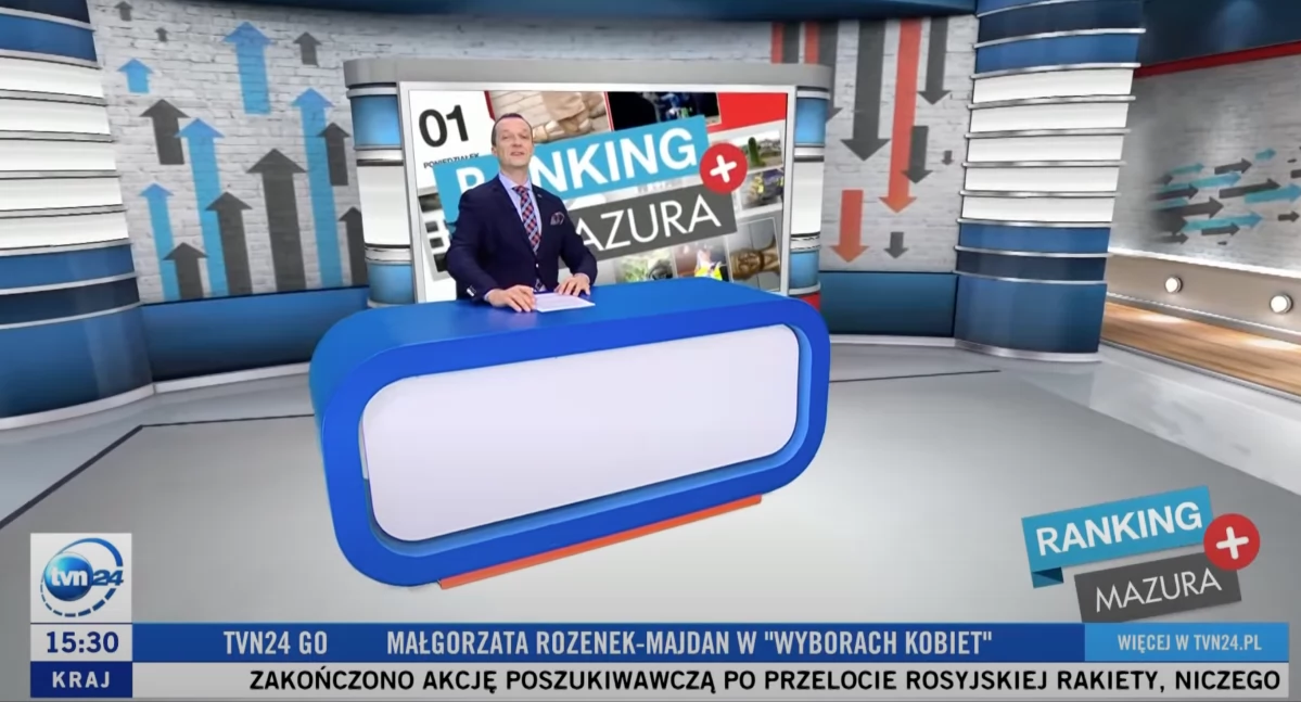 Fot. Screen z programu „Ranking Mazura”