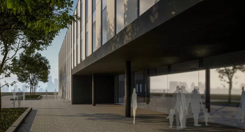 Biurowiec firmy FOLGA S.A, wizualizacje: FOLGA S.A / Centrum Wsparcia Biznesu w Toruniu