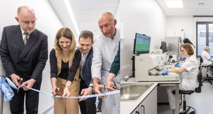 Otwarcie nowego zakładu patomorfologii klinicznej w WSZ w Toruniu, fot. Szymon Zdziebło/tarantoga.pl dla UMWKP
