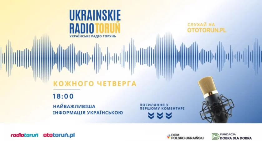 Wiadomości, Serwis informacyjny języku ukraińskim Radiu Toruń - zdjęcie, fotografia
