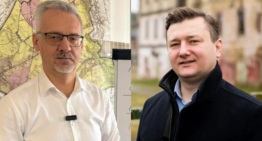 Marek Nicewicz (z lewej) i Janusz Wojciechowski
