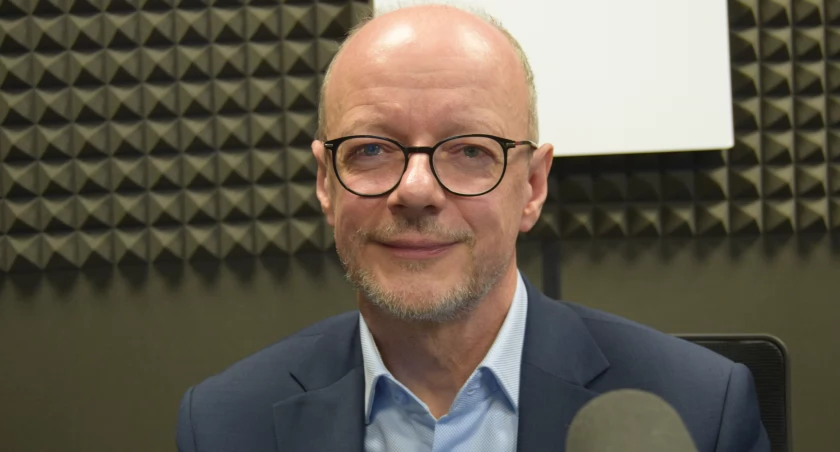 Paweł Piotrowicz w Radiu Toruń, fot. Bartosz Fryckowski / ototorun.pl