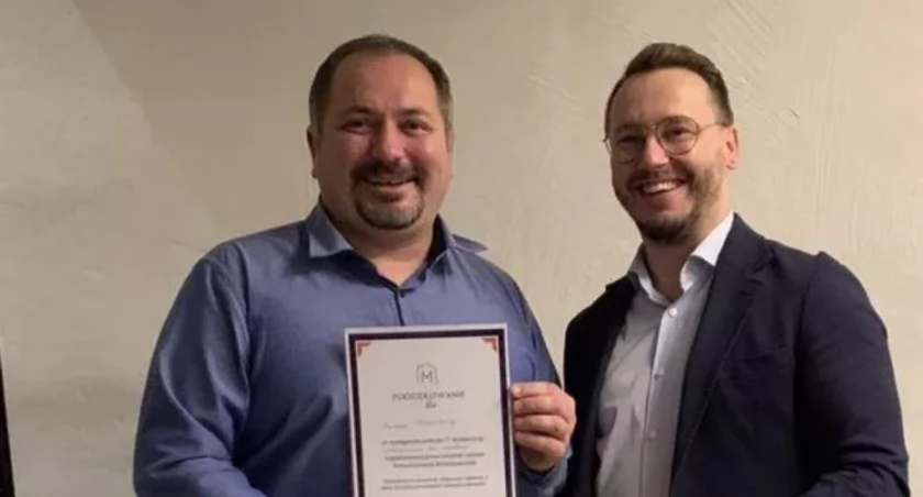 Marcin Kłodnicki i Tomasz Laskowski podczas spotkania Stowarzyszenia Mieszkanicznik w Toruniu, fot. Inside Park