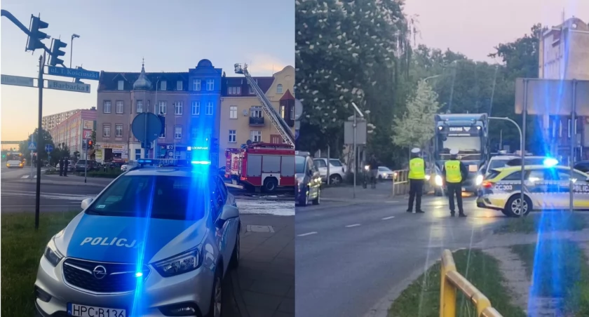 Fot. KMP Toruń / OSP Łążyn