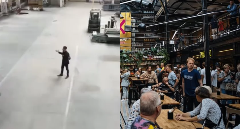 Food hall w Toruniu, fot. Galeria Smaku Kopernik oraz ilustracyjne