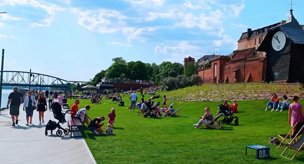 Bulwar Filadelfijski w Toruniu, fot. UM Toruń