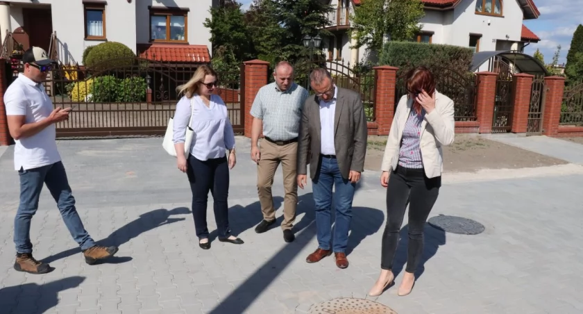 Odbiór ulicy Magnoliowej w Lubiczu Dolnym, fot. UG Lubicz