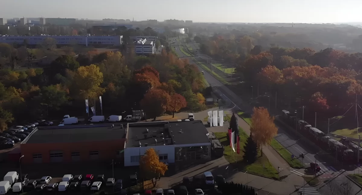 Teren przy Motoarenie w Toruniu, fot. Centrum Wsparcia Biznesu w Toruniu