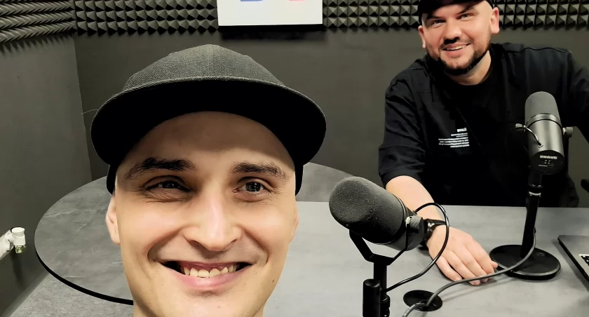 DJ Funktion i DVJ Rocco w Radiu Toruń, fot. Rafał Jasiński