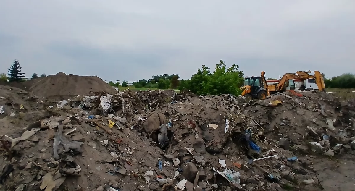 Teren budowy Osiedla Mieszkaniowego Pod Dębową Górą w Toruniu, fot. ototorun.pl