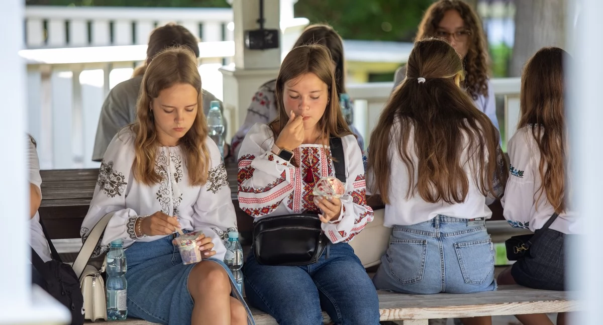 Młodzi Ukraińcy w Toruniu, fot. Mikołaj Kuras dla UMWKP