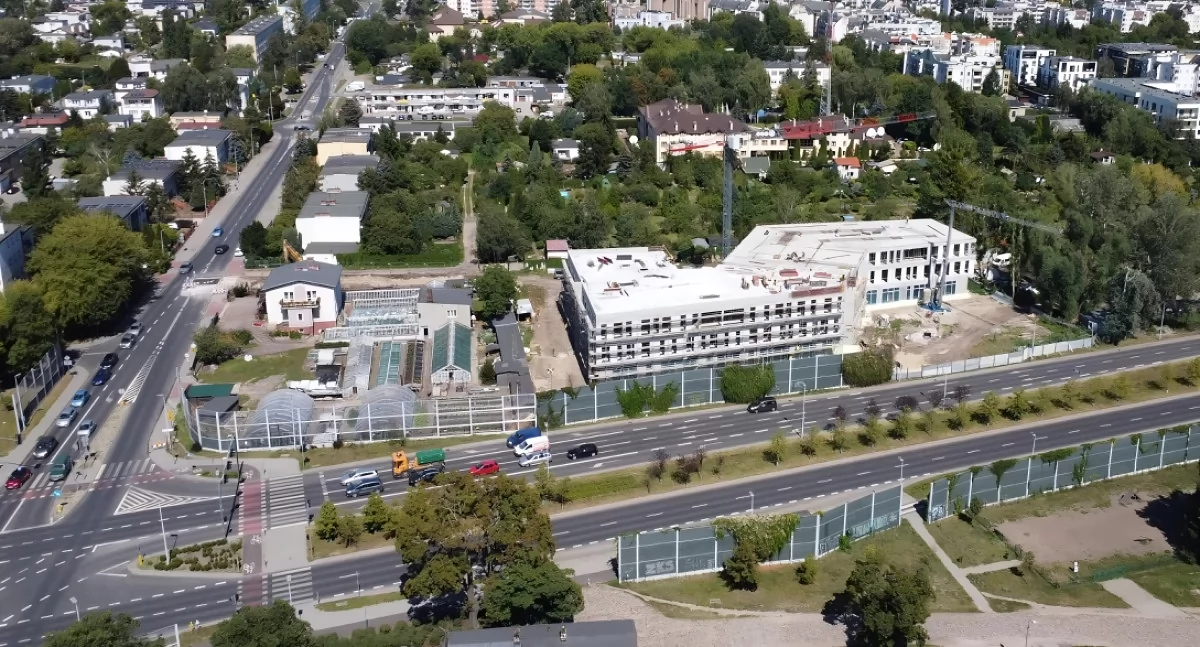 Business Park Toruń w trakcie budowy, fot. Centrum Wsparcia Biznesu w Toruniu