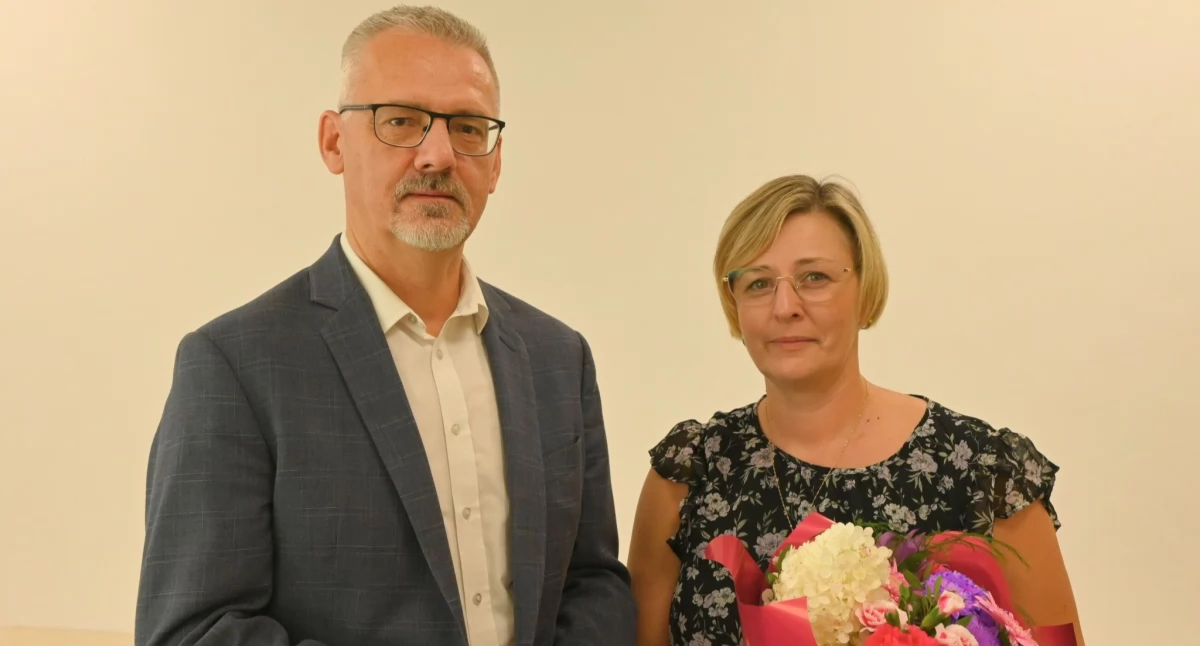 Wójt Nicewicz i wicewójt Monika Lewandowska, fFot. Urząd Gminy Lubicz
