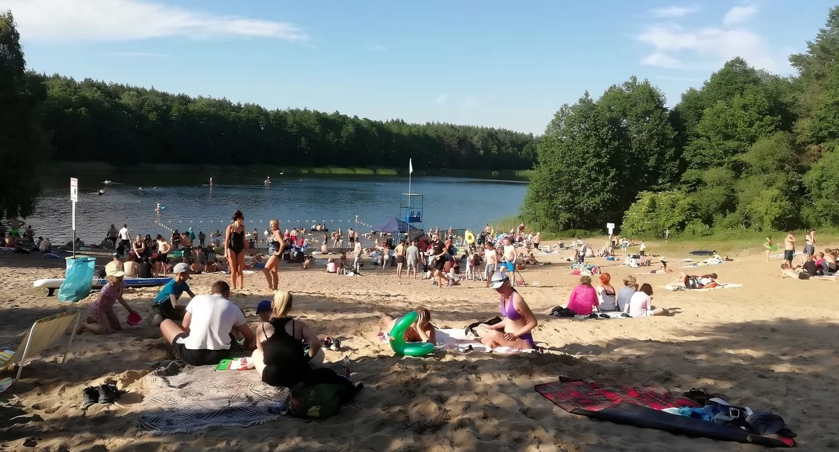 Kąpielisko nad jeziorem w Józefowie, fot. UG Lubicz