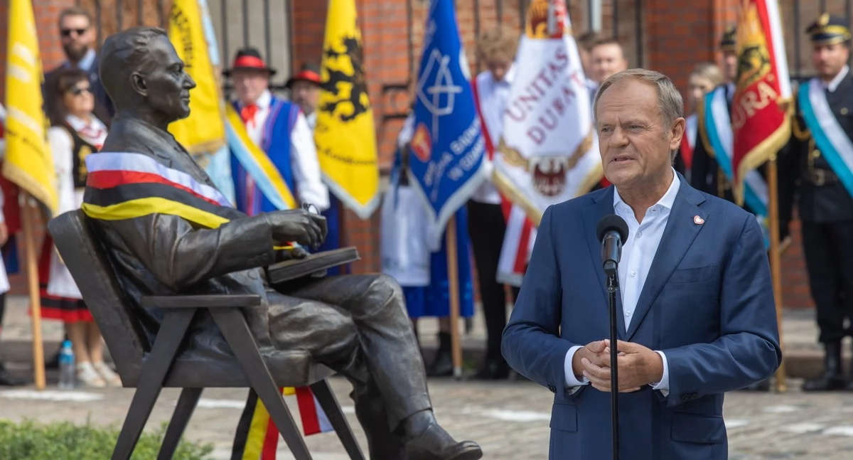 Odsłonięcie pomnika Lecha Bądkowskiego w Gdańsku, fot. Mikołaj Kuras dla UMWKP