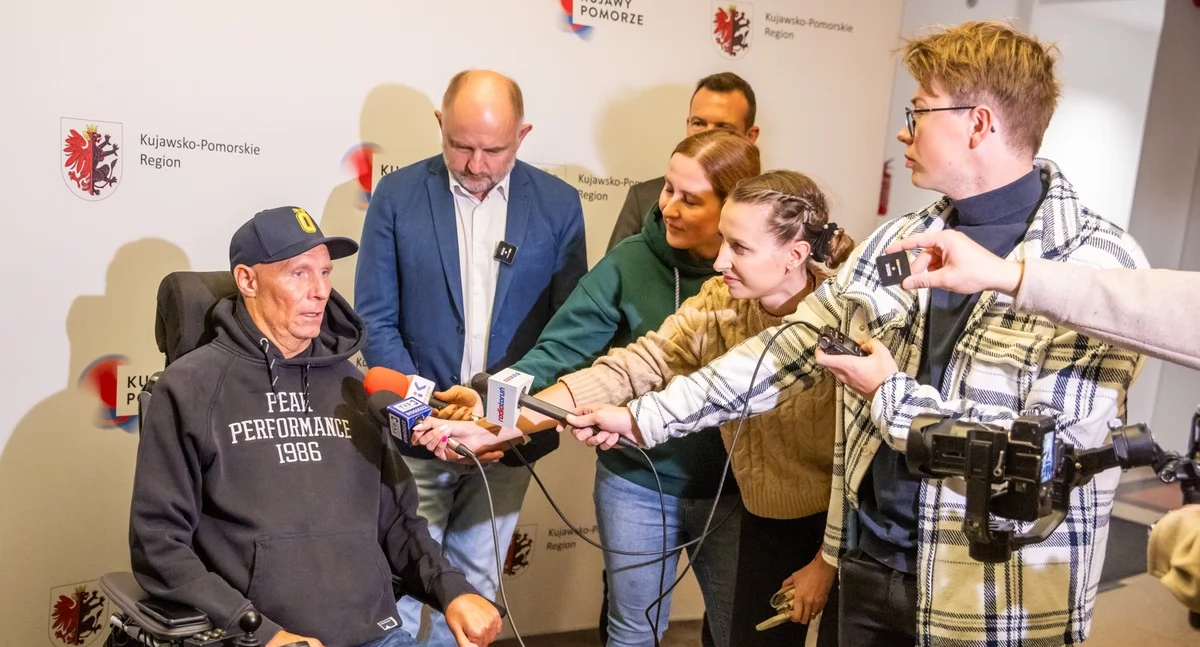 Per Jonsson w Urzędzie Marszałkowskim, fot. Andrzej Goiński/UMWKP
