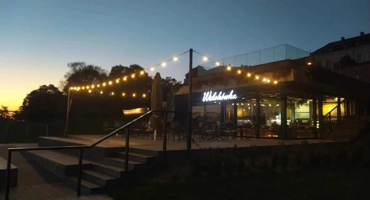 Widokówka na Bulwarze Filadelfijskim w Toruniu, fot. nadesłane