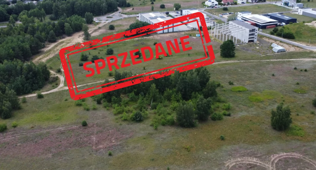 Działka w Strefie Inwestycyjno-Logistycznej Toruń-Wschód, którą kupiła Hosta Group z Grębocina, fot. Centrum Wsparcia Biznesu w Toruniu