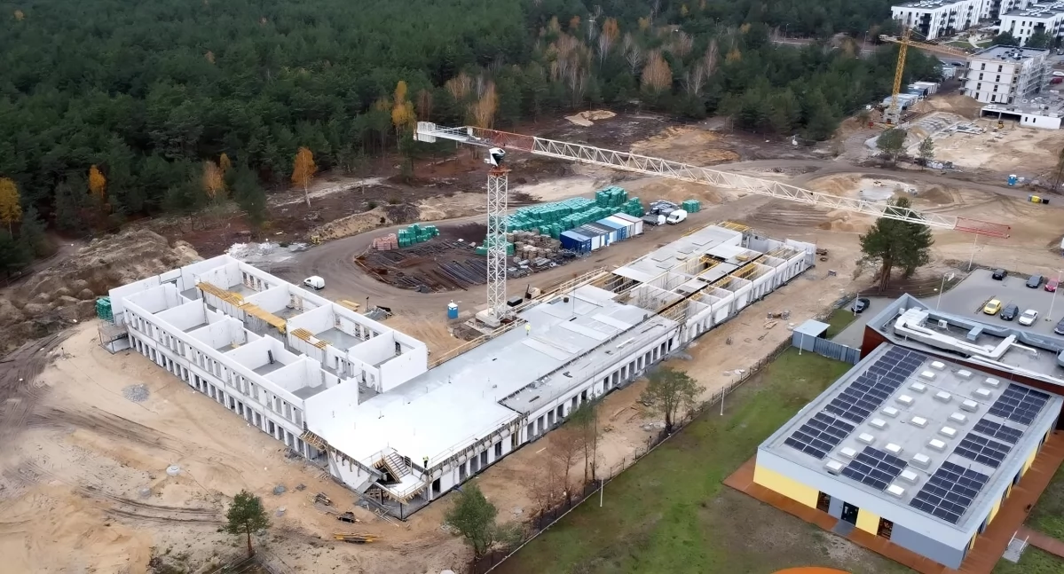 Budowa nowej szkoły podstawowej w Toruniu, fot. Bartosz Fryckowski / ototorun.pl