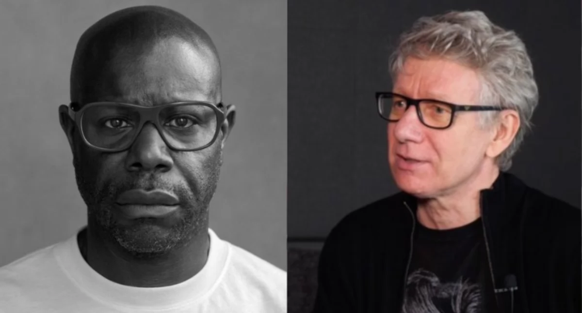 Steve McQueen oraz Marek Żydowicz, fot. James Stopforth © Thomas Dane Gallery oraz archiwum ototorun.pl