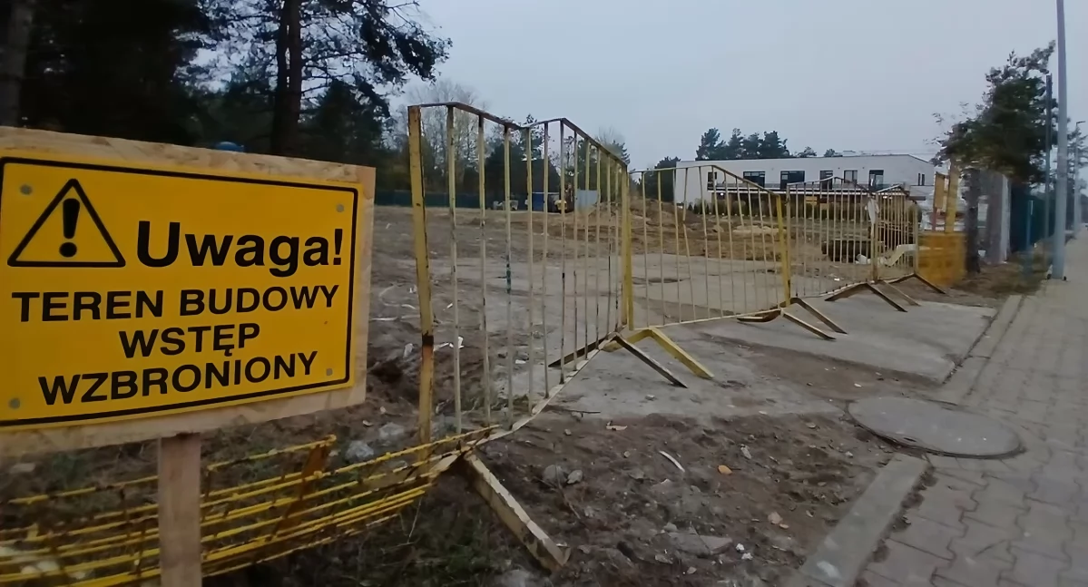 Teren budowy kościoła na Jarze, fot. Screeny z materiału wideo
