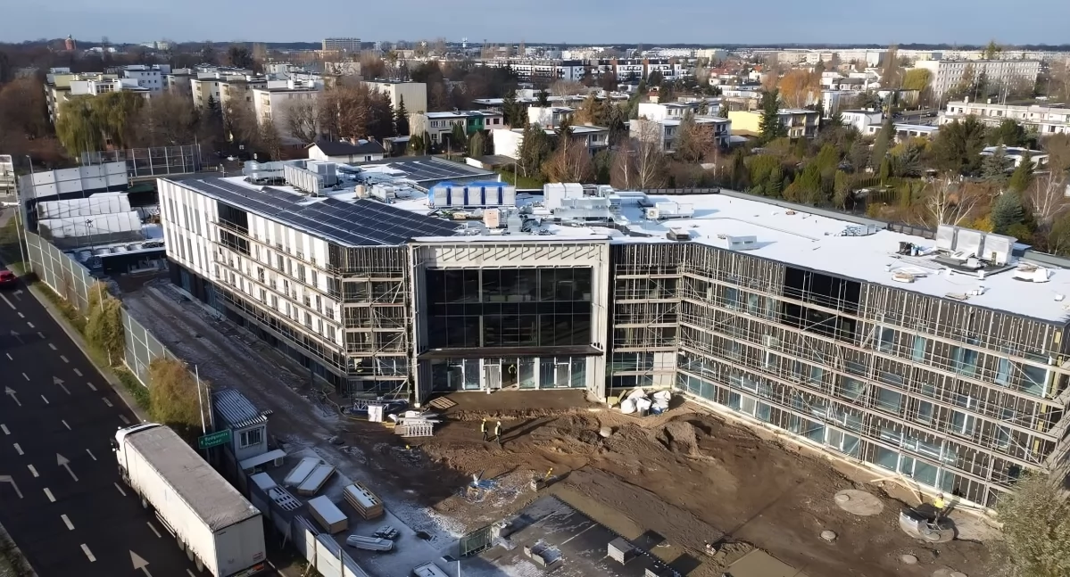 Budowa pierwszego etapu Business Park Toruń, fot. Bartosz Fryckowski / ototorun.pl