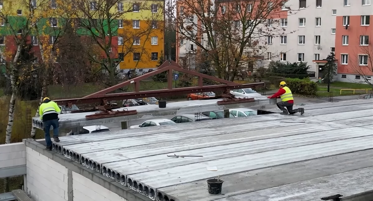 Budowa przedszkola Chatka Puchatka w Lubiczu Górnym, fot. Urbański Budownictwo
