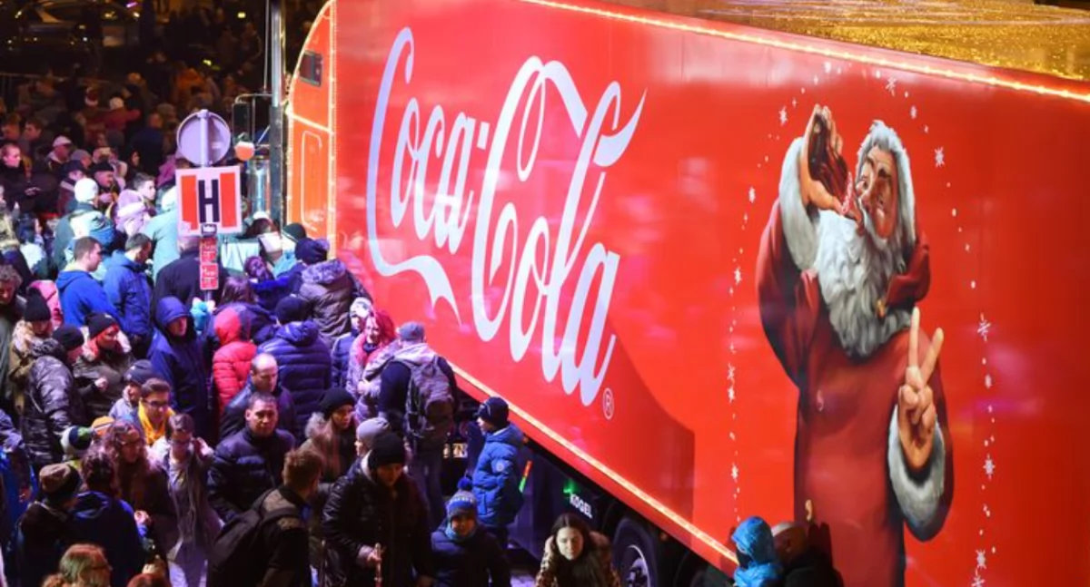 Świąteczna ciężarówka Coca-Coli, fot. bydgoszcz.pl
