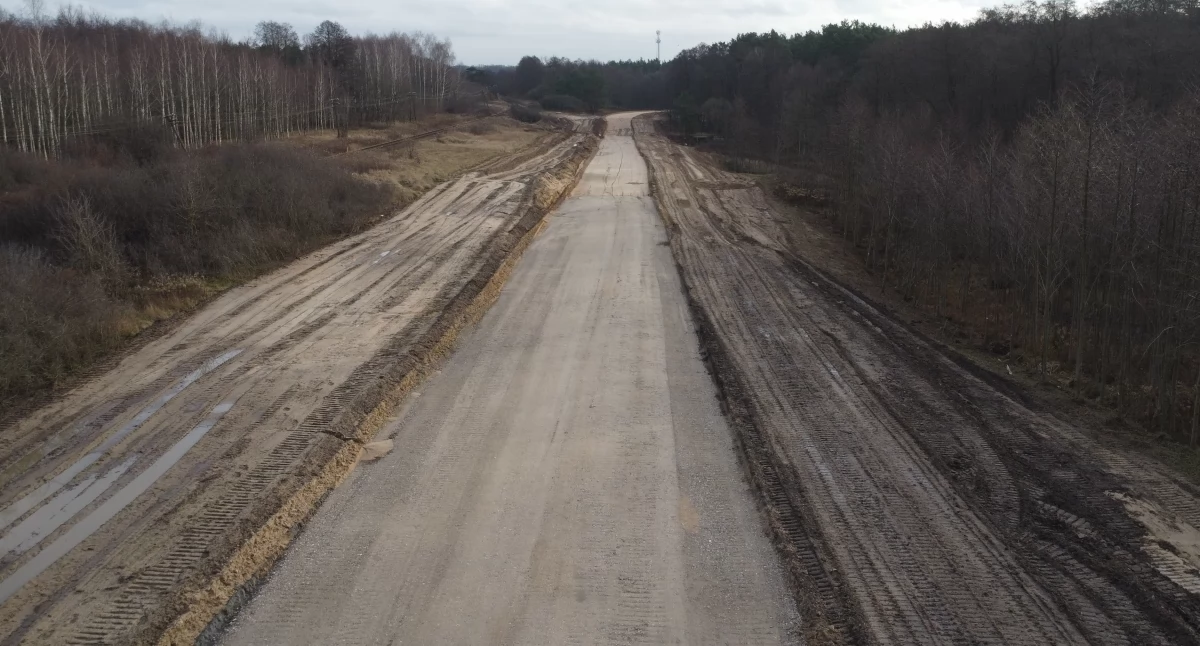 Budowa drogi Toruń - Małgorzatowo, fot. Bartosz Fryckowski / ototorun.pl