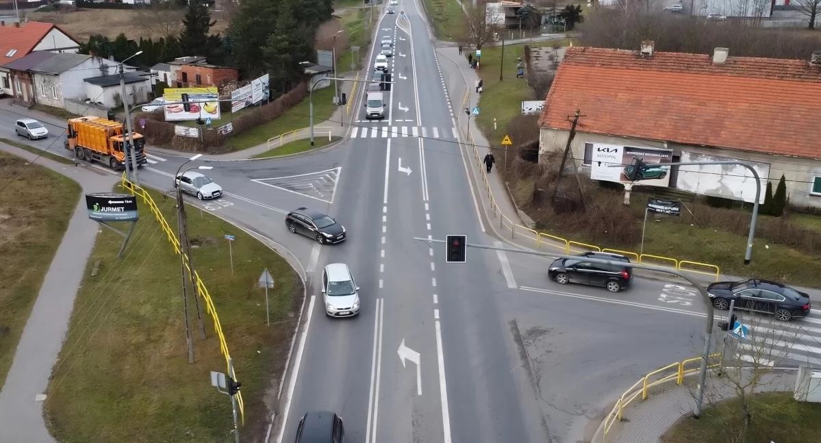 Skrzyżowanie DK 10 w Lubiczu Dolnym, fot. Bartosz Fryckowski / ototorun.pl