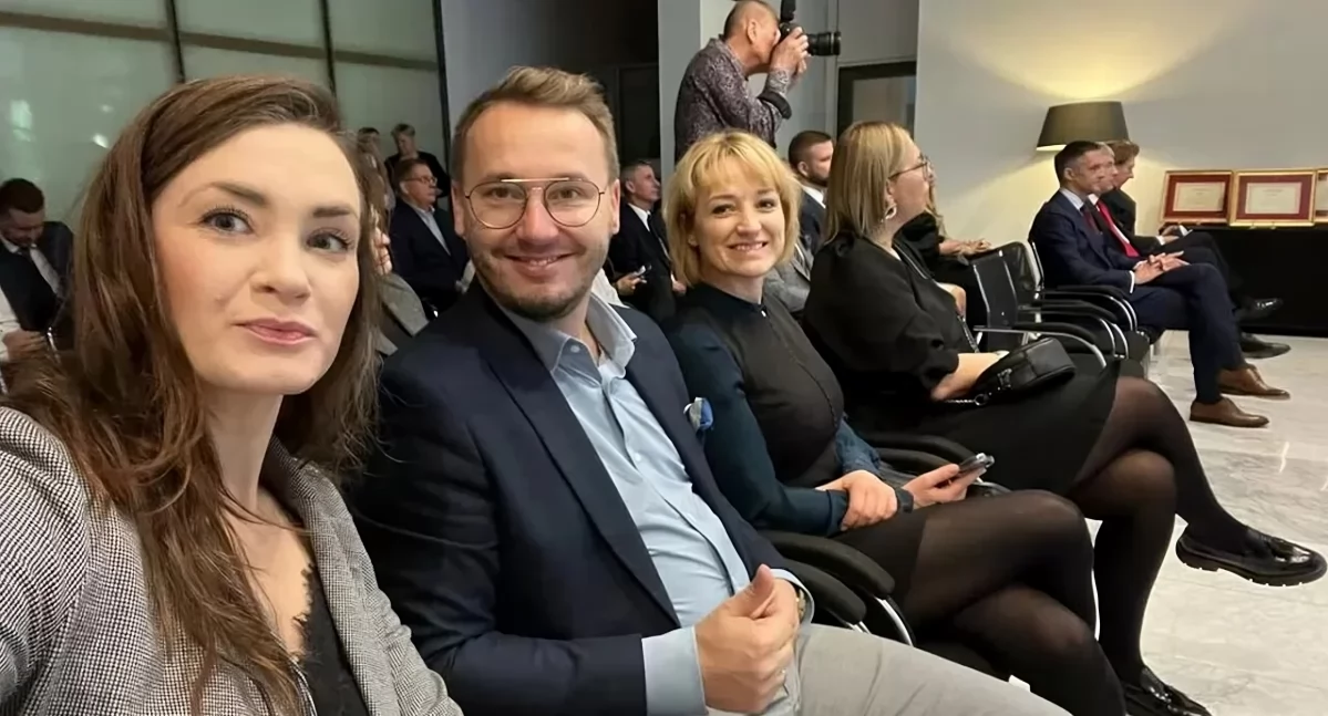 Patrycja Lewandowska, Tomasz Laskowski i Magdalena Krzyżanowska z Inside Park, fot. Inside Park