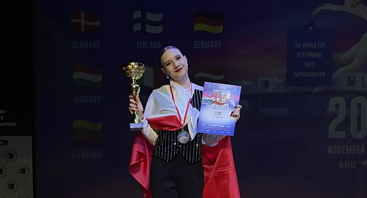 Amelia Wierzba podczas zawodów, fot. UG Obrowo