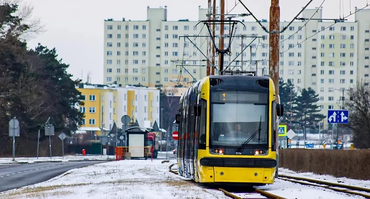 Torowisko w ciągu ul. Konstytucji 3 Maja w Toruniu, fot. Jakub Lipski / MZK