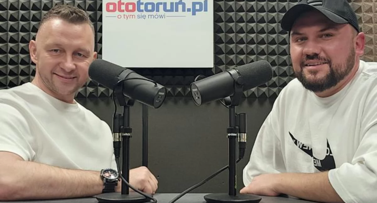 DJ MYSLF i DVJ Rocco w Radiu Toruń, fot. Rafał Jasiński