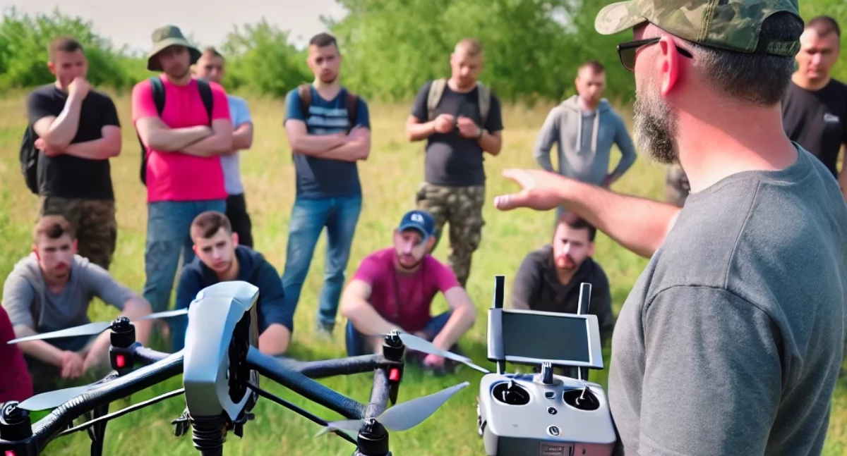 Zajęcia z obsługi drona, fot. DRON.edu.pl