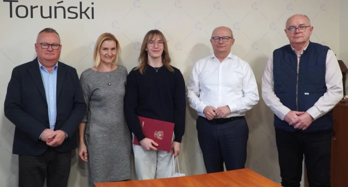 Maciej Rumiński w Starostwie Powiatowym w Toruniu, fot. Starostwo Powiatowe w Toruniu