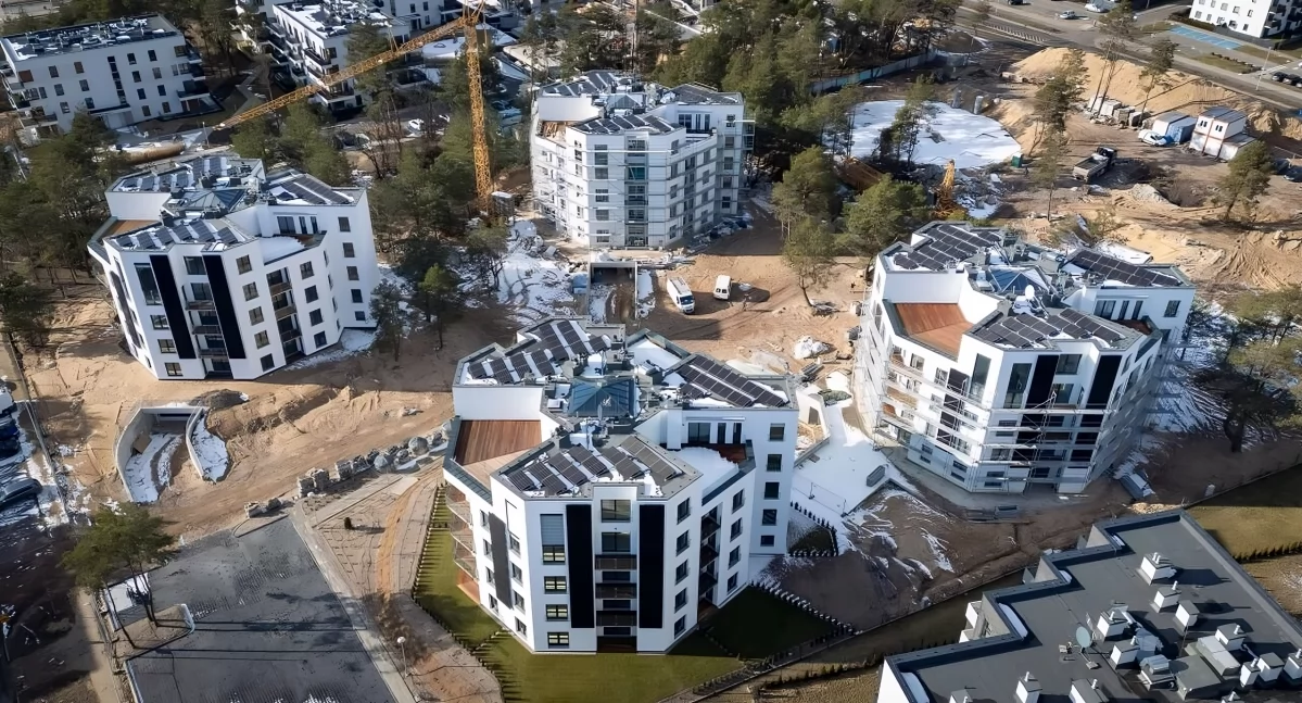 Osiedle Apartamenty Przyszłości przy ul. Grasera w Toruniu, fot. Urbański Przedsiębiorstwo Budowlane