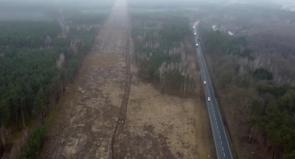 Teren pod budowę S10 w pobliżu Torunia, fot. Bartosz Fryckowski / oto torun.pl