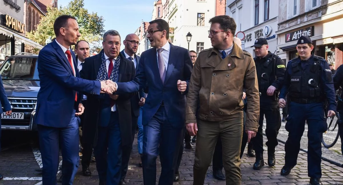 Mateusz Morawiecki w Toruniu, fot. Piotr Lampkowski dla ototorun.pl