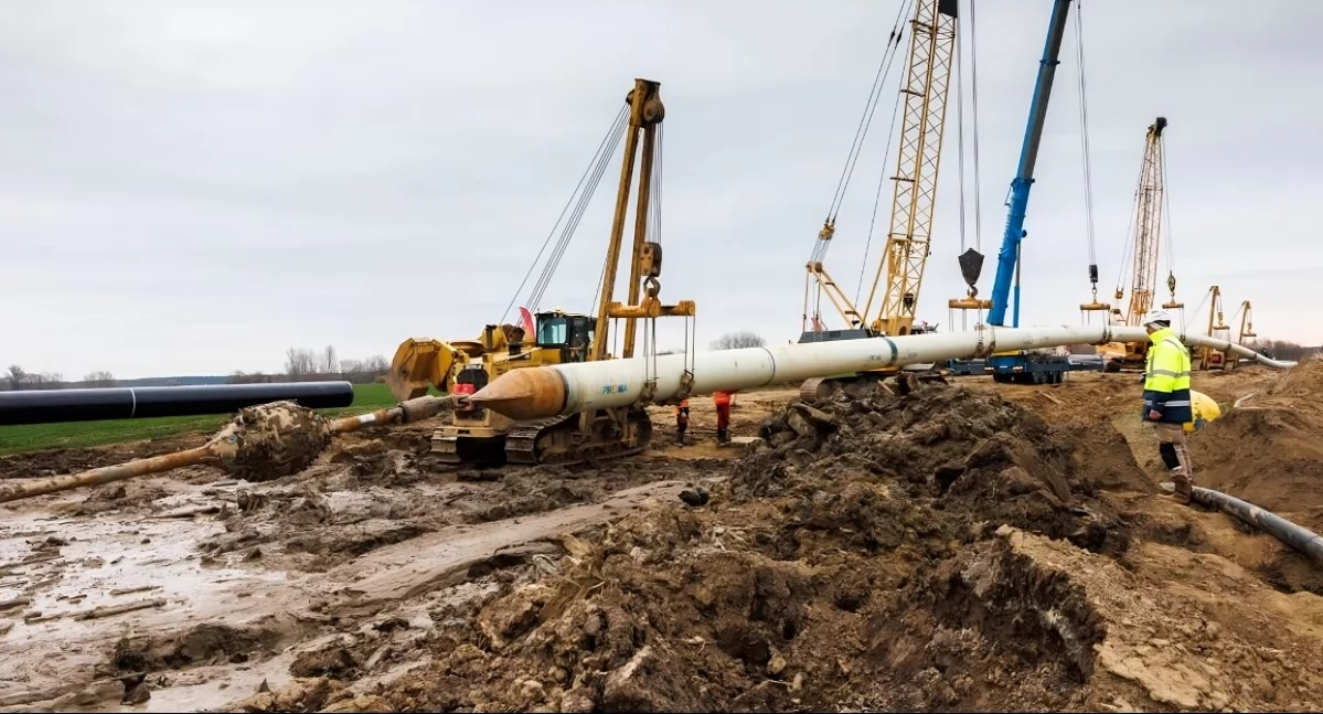 Budowa gazociągu, fot. ilustracyjne - materiały prasowe Gaz System
